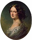 Franz Xavier Winterhalter Canvas Paintings - Lady Clementina Augusta Wellington Child-Villiers
